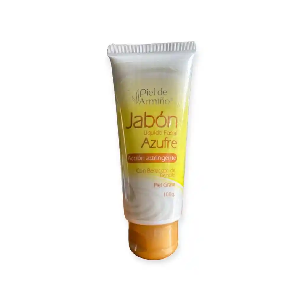 Jabón Facial Liquido Azufre Piel De Armiño X 100g