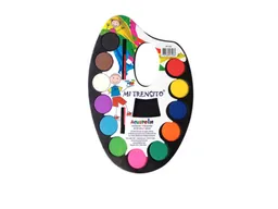 Acuarela Escolar X 12 Mi Trensito