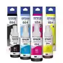 Tintas Epson Ecotank T664 (kit X 4) 100% Original