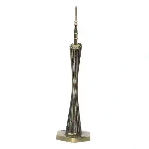 Figura De La Torre Canton Tower De China De 18 Cm Aprox.