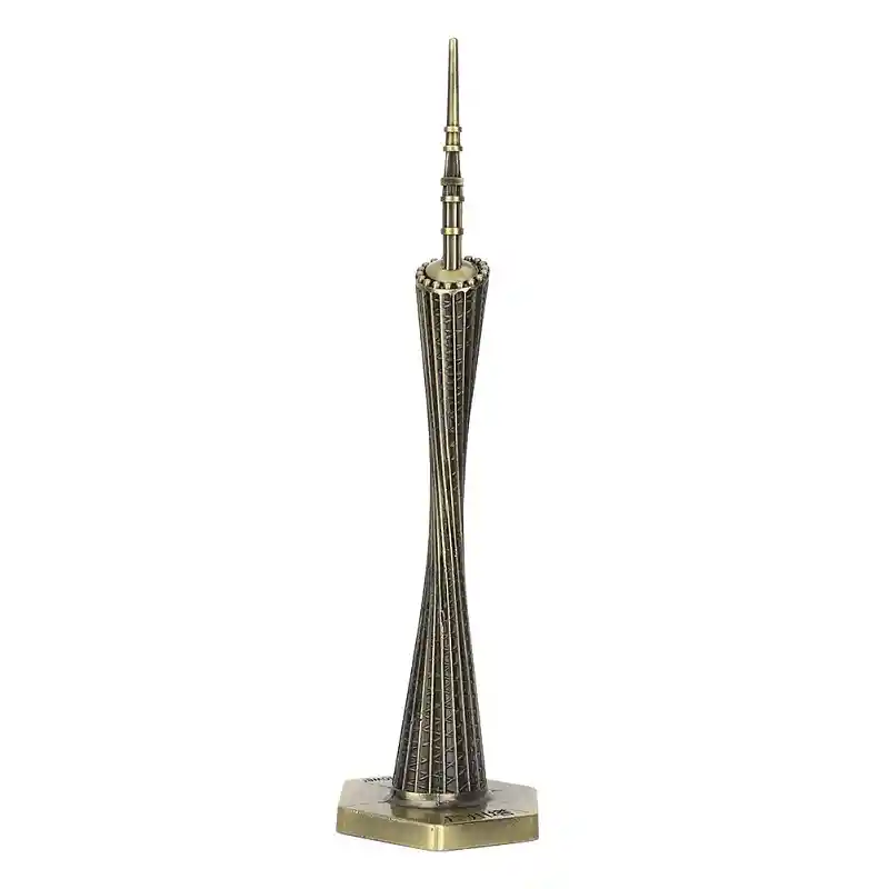 Figura De La Torre Canton Tower De China De 18 Cm Aprox.