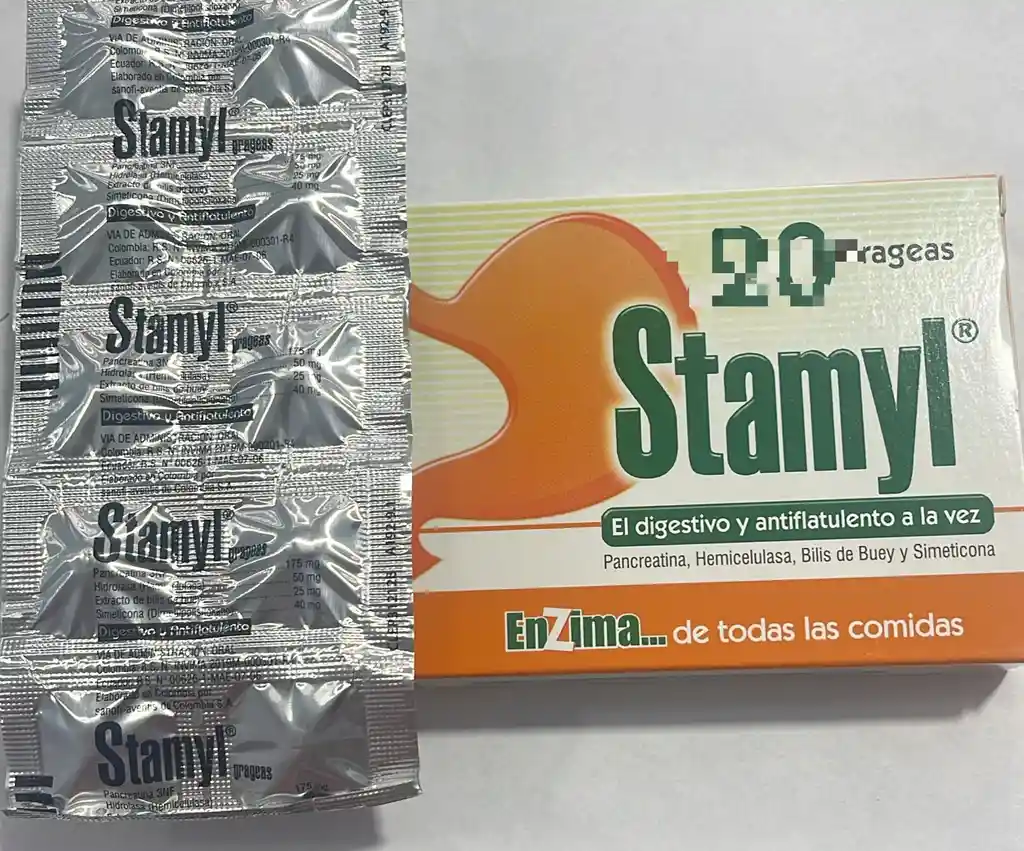 Stamyl Por 10 Tabletas.