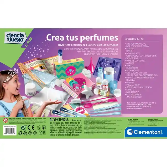 Juego De Ciencia Fabrica De Perfumes Para Niñas Experimiento