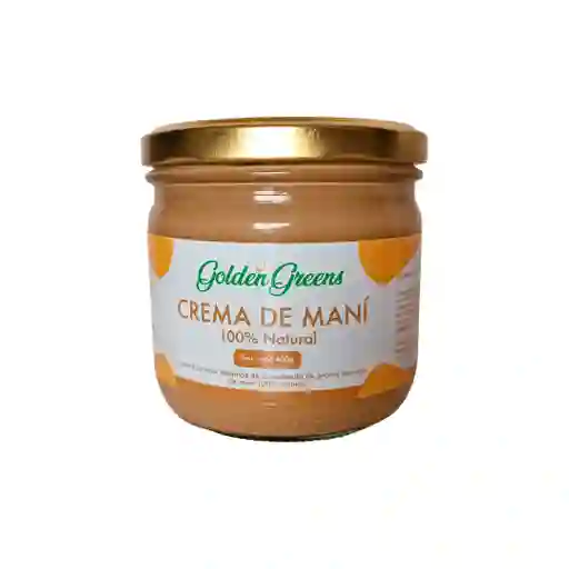 Crema De Maní Natural 400gr Golden Greens
