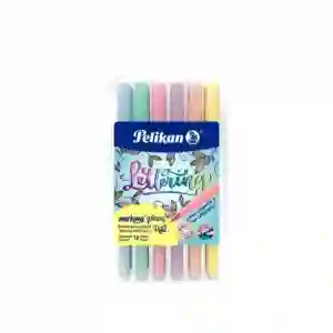 Plumon Pelikan Pincel Pastel *12