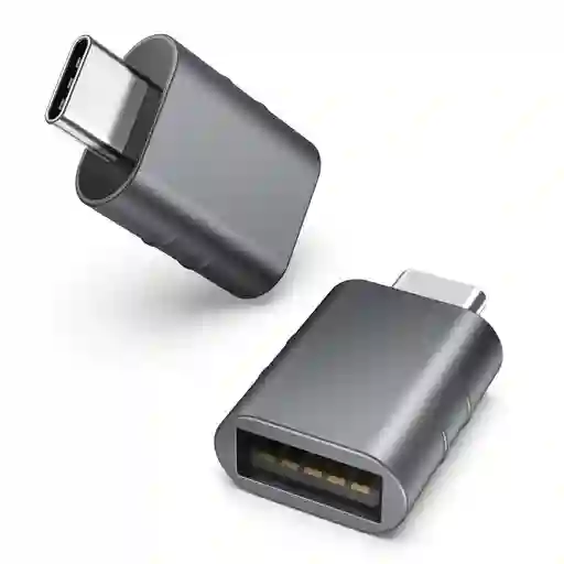 Adaptador Convertidor Otg Puerto Tipo C Macho - Real Usb 3.0 Hembra/