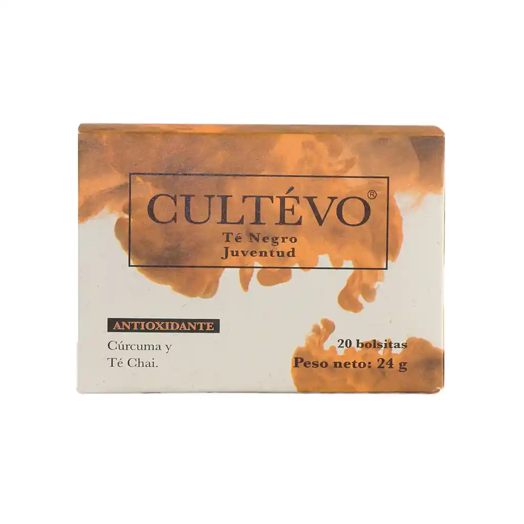 Té Negro Juventud (antioxidante) 20 Bolsitas Cultévo Labfarve