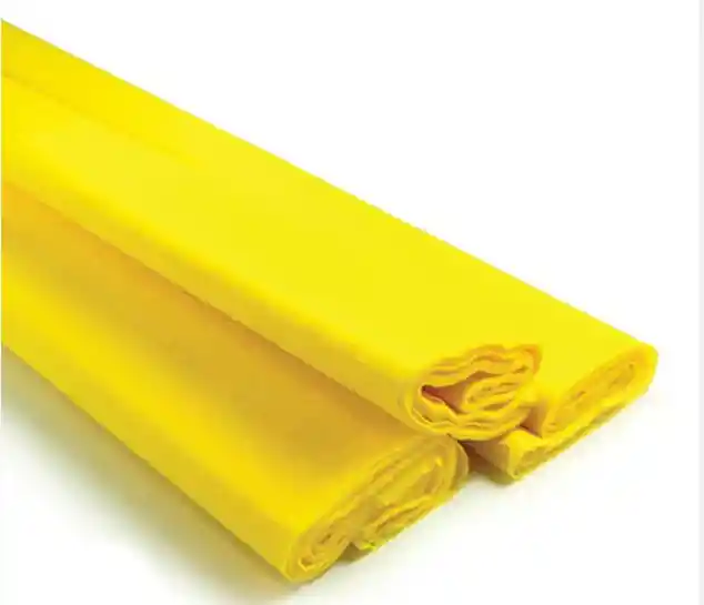 Pliego Papel Crepe Color Amarillo