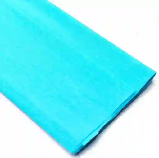 Pliego Papel Crepe Color Azul Cielo