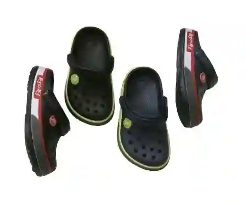 Zapato Tipo Crocs Talla 30 Sandalia Zueco Transpirables De Secado Rápido Con Bonitos Adornos, Para Niño