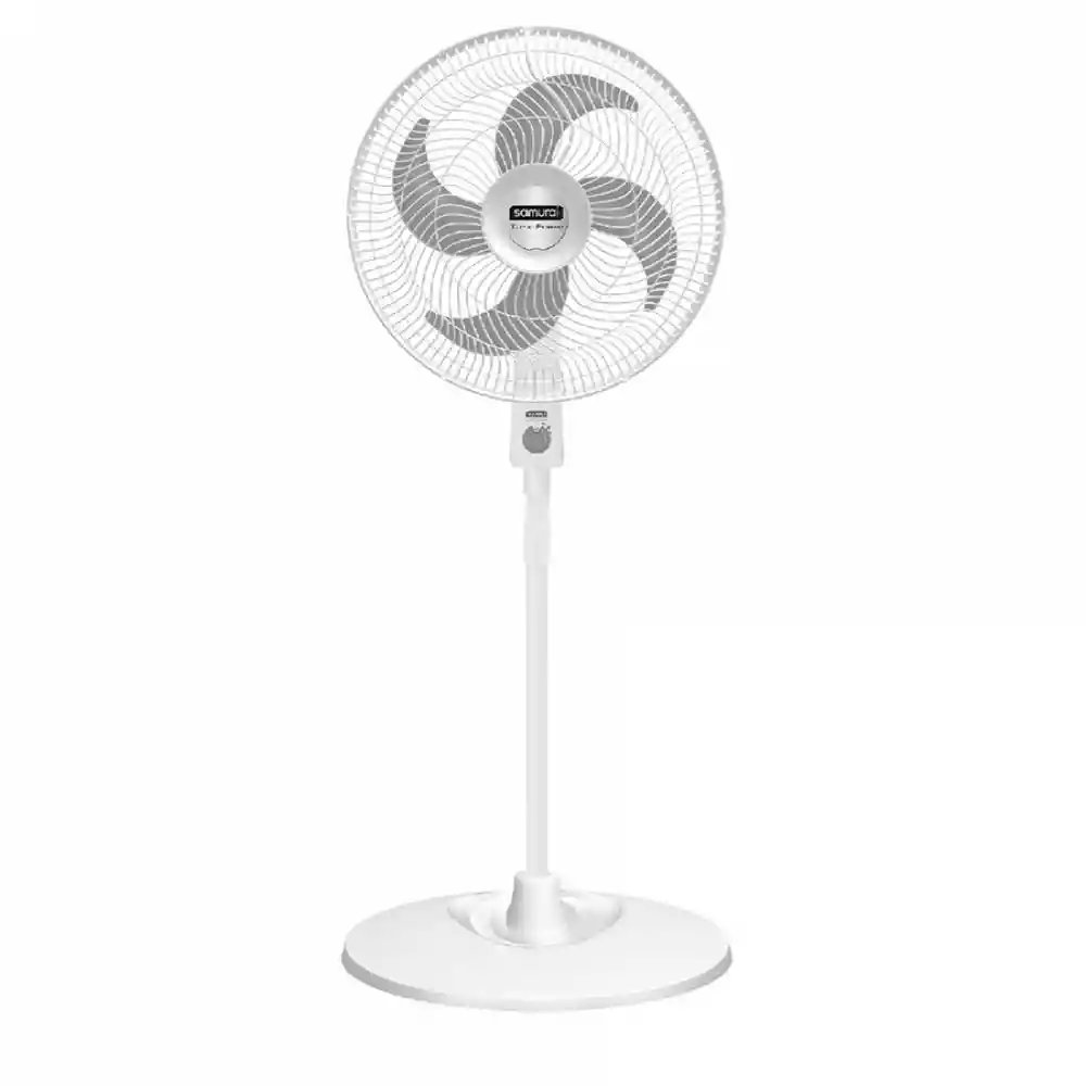 Ventilador Samurai Turbo Power Pedestal Blanco 130cm