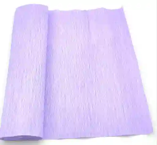 Pliego Papel Crepe Color Morado Claro Lila