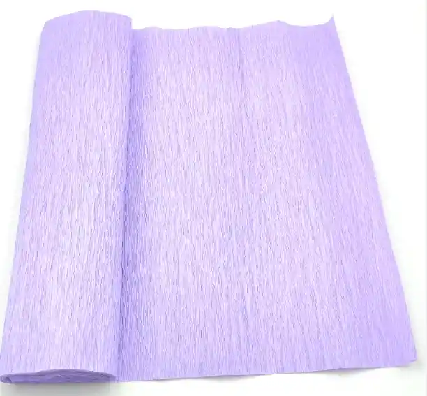 Pliego Papel Crepe Color Morado Claro Lila