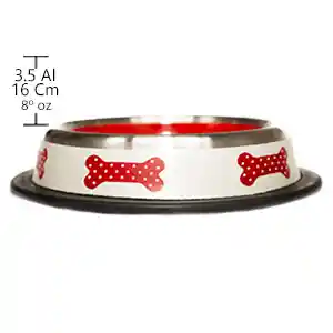 Pet Love Bowl Acero Inoxidable Antideslizante