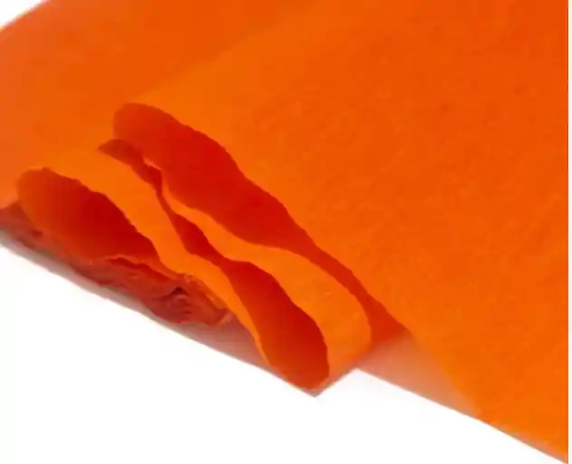 Pliego Papel Crepe Color Naranja