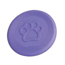 Pet Love Juguete Para Perro En Caucho Natural Frisbee Huella 23 Cm Diametro