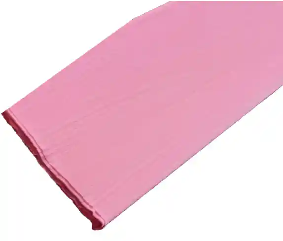 Pliego Papel Crepe Color Rosado Claro Pastel