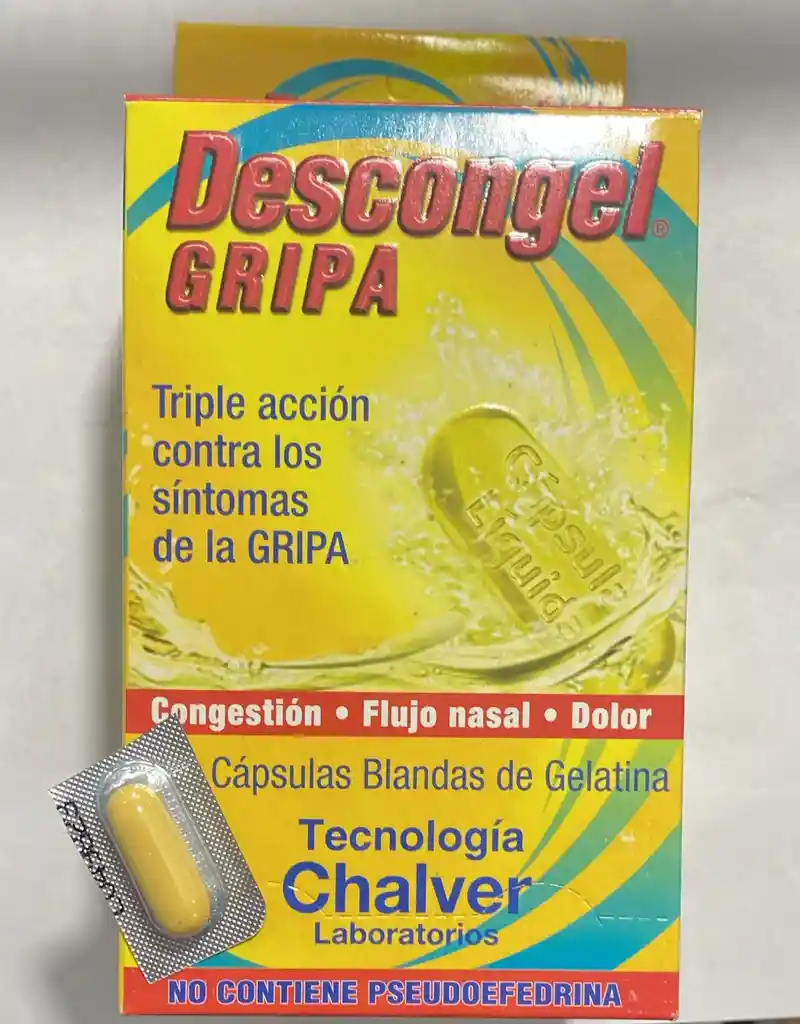 Descongel Por 1 Capsula. Chalver.