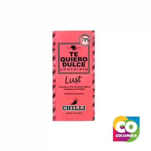 Chocolate Con Chilli Peper Marca Lust Embalaje De 1 Unidad Por 60g