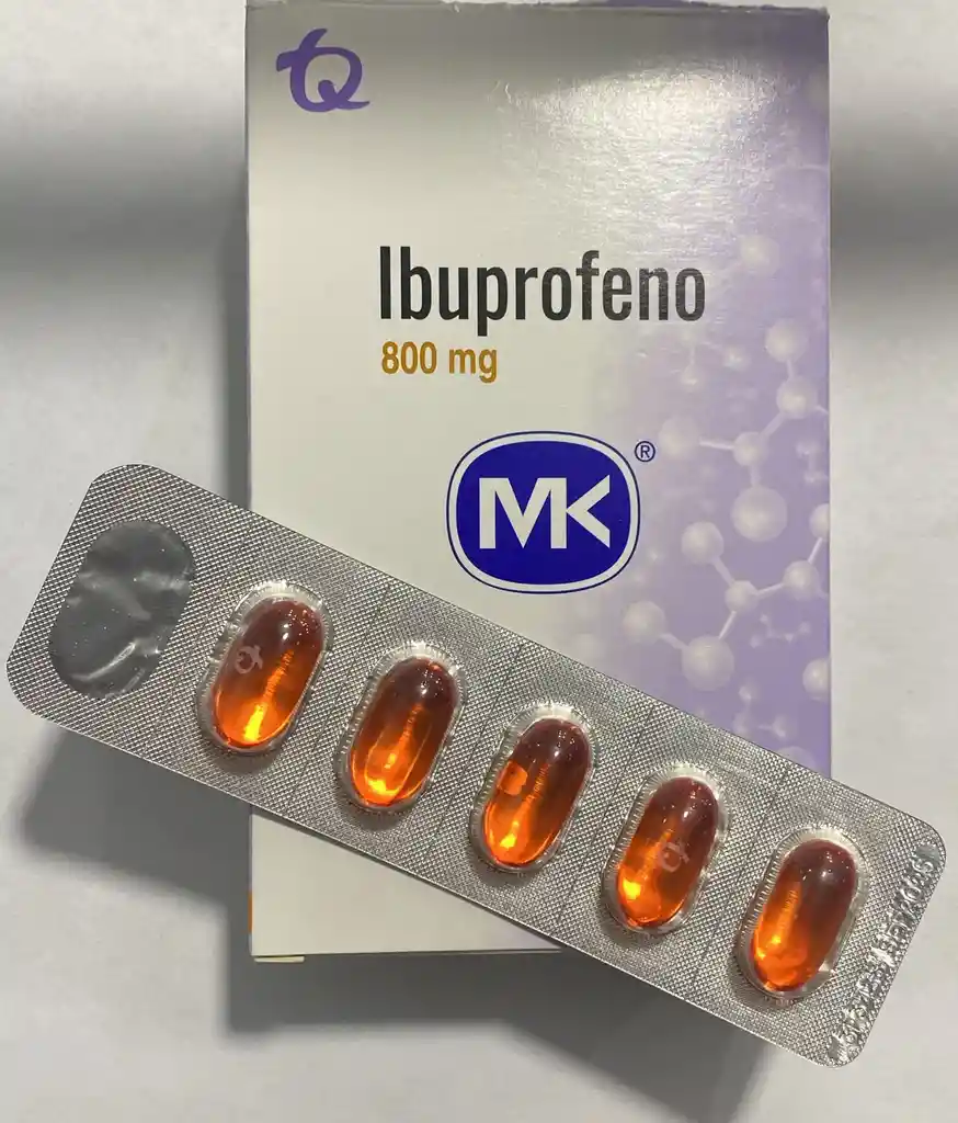 Ibuprofeno 800mg Por 1 Capsula Liquida. Mk Tq.