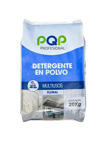 Detergente En Polvo Floral Pqp 20 Kg