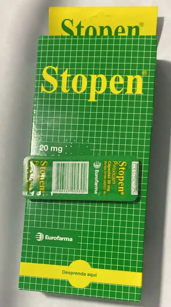 Stopen Por 1 Capsula. Eurofarma.