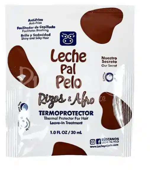 Leche Pal Pelo Rizos Y Afro Termoprotector - 30ml Sobre