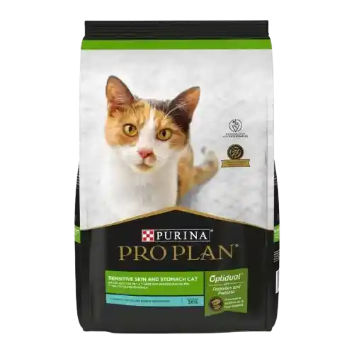 Proplan Cat Sensitive Skin And Stomach (pavo Y Probioticos) X 3 Kl