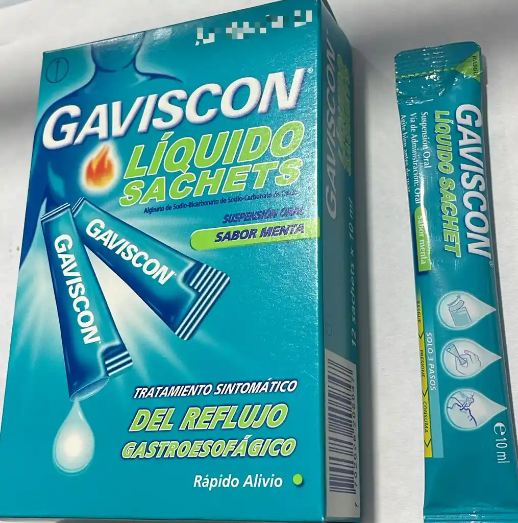 Gaviscon Por 1 Sobre De 10 Ml.