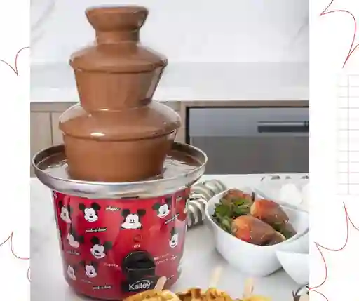 Fuente De Chocolate Kalley Mickey Mouse De Disney K-dfch Rojo