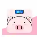 Báscula Digital Pesa Personas Cerdito - Adorable Y Precisa Hasta 180 Kg