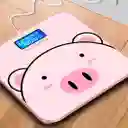 Báscula Digital Pesa Personas Cerdito - Adorable Y Precisa Hasta 180 Kg