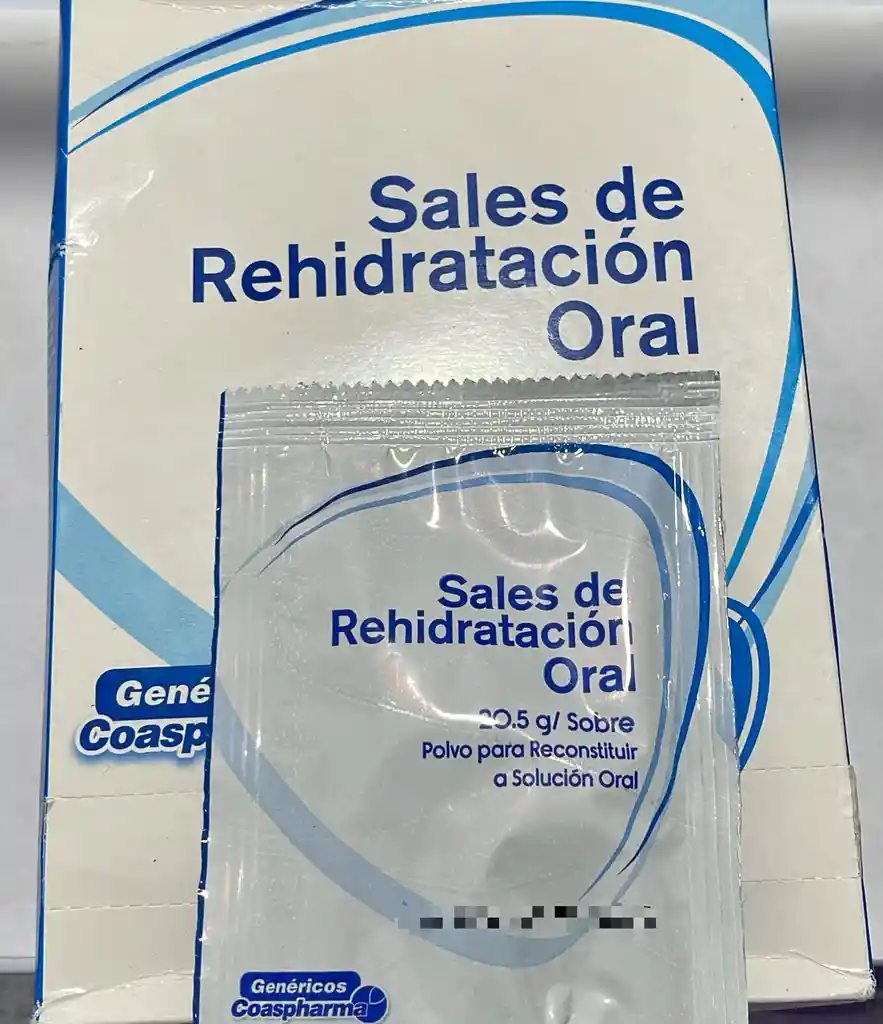 Sales De Rehidratacion Oral Por 1 Sobre De 20g. Natural.