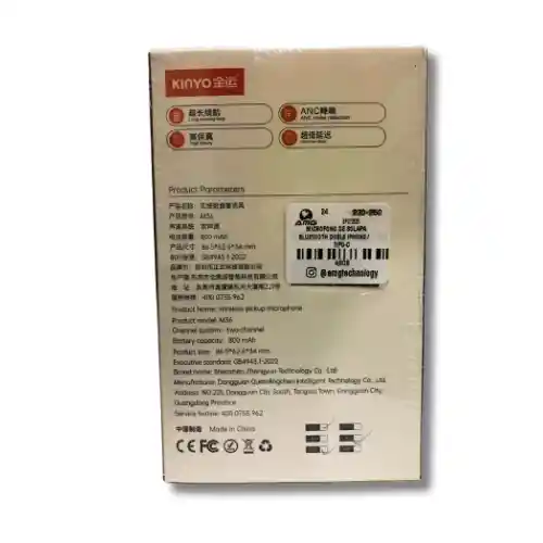 Micrófono De Solapa Bluetooth Doble Iphone/ Tipo C