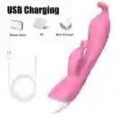 Vibrador Doble Estimulo Clitoris Y Punto G Con 12 Modo De Vibracion (recargable)