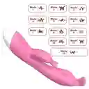 Vibrador Doble Estimulo Clitoris Y Punto G Con 12 Modo De Vibracion (recargable)