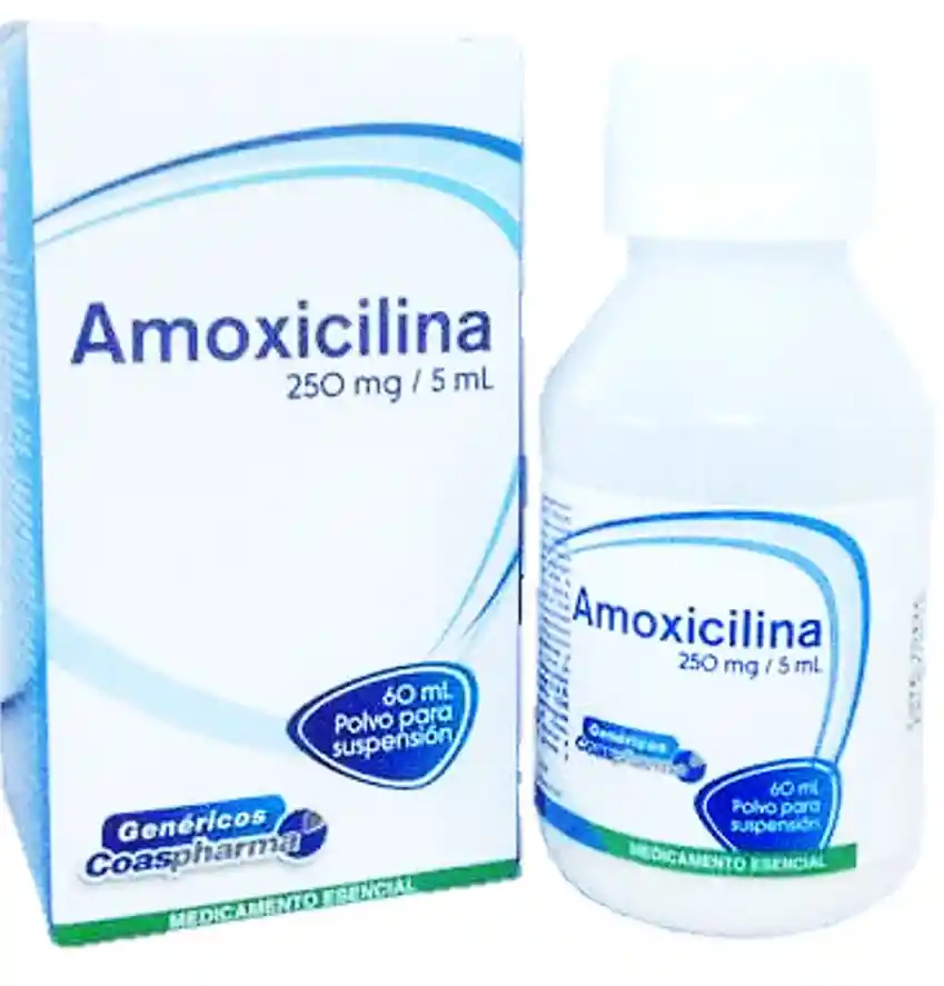 Amoxicilina 250 Mg/5ml Polvo Suspension 100 Ml