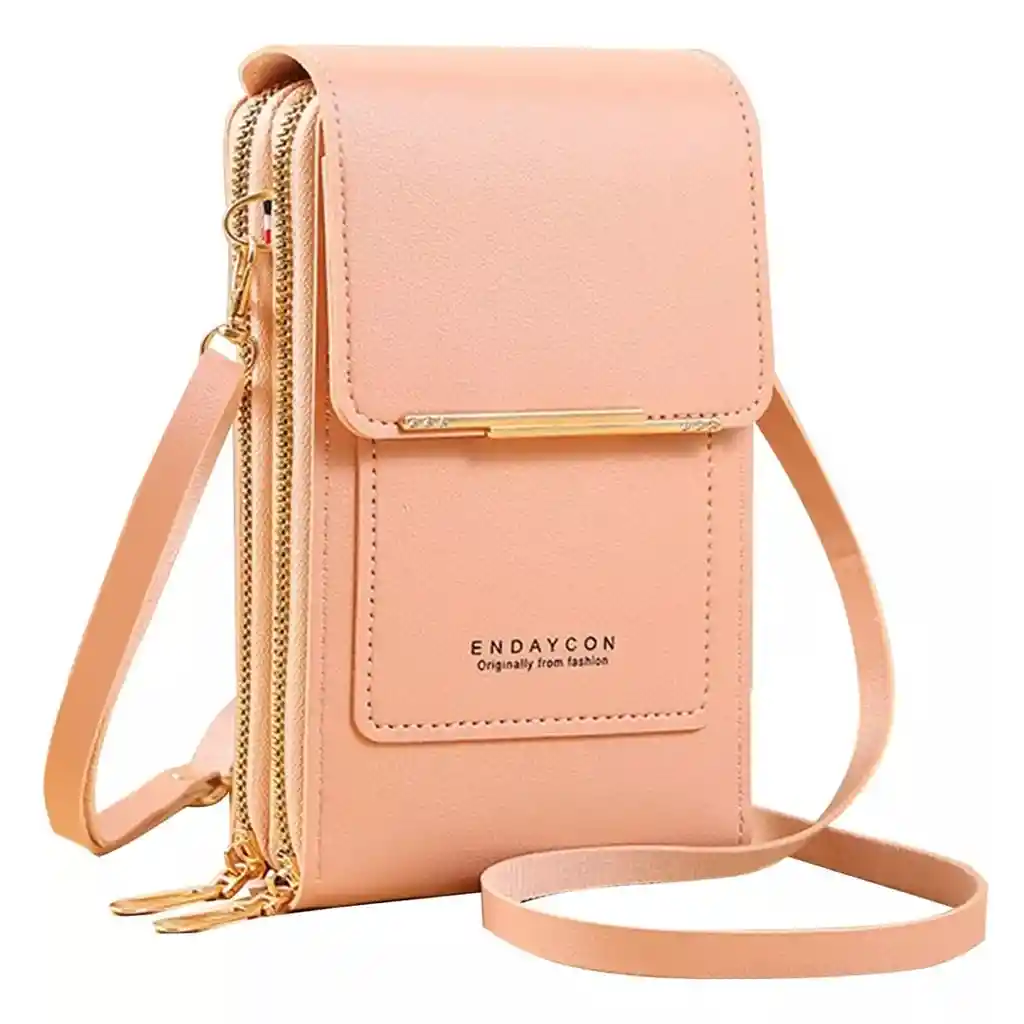 Bolso Billetera De Cuero Suave Con Pantalla Táctil - Elegancia Y Funcionalidad En Uno