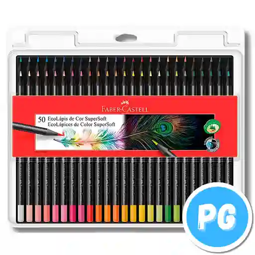 Faber Castell Caja Colores X50 Supersoft