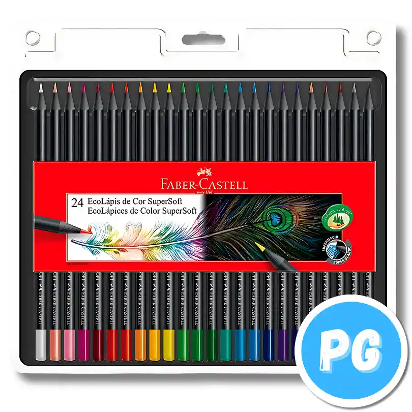 Faber Castell Caja Colores X24 Supersoft