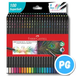 Faber Castell Caja Colores X100 Supersoft
