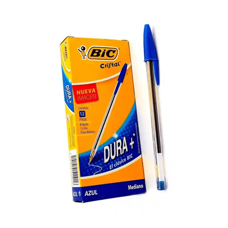 Caja De Esfero Bic Azul