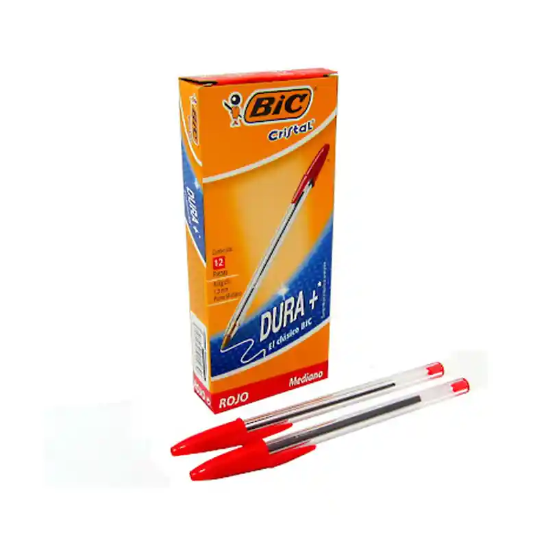 Caja De Esfero Bic Rojo