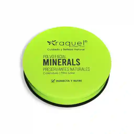 Polvo Facial Minerales Con Fs N°3 Piel 19g - Raquel