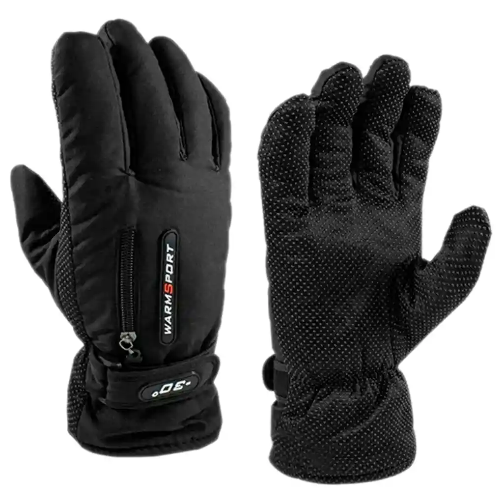 Guantes Térmicos Clima Frio Invierno Motero Antideslizante Ref Gu-002