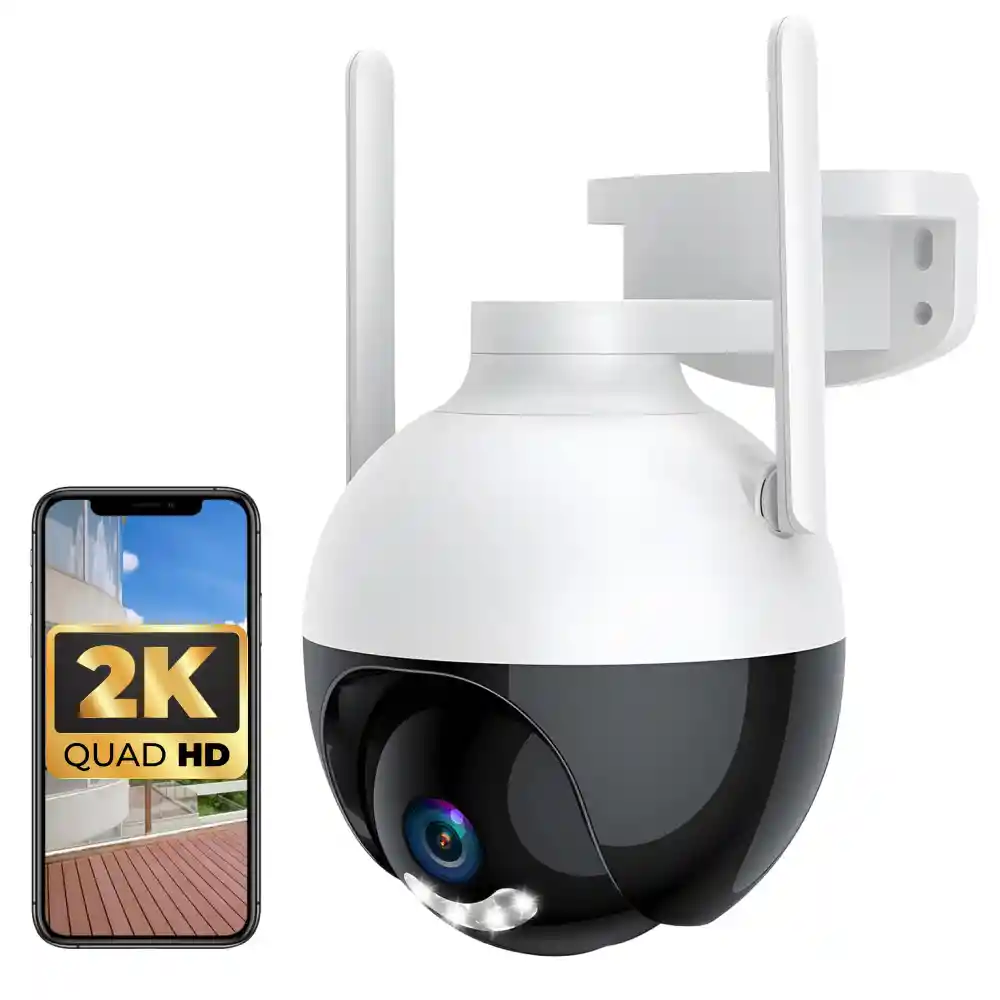 Cámara De Seguridad Exterior Domo Full Hd 2k Ptz 360inch C11