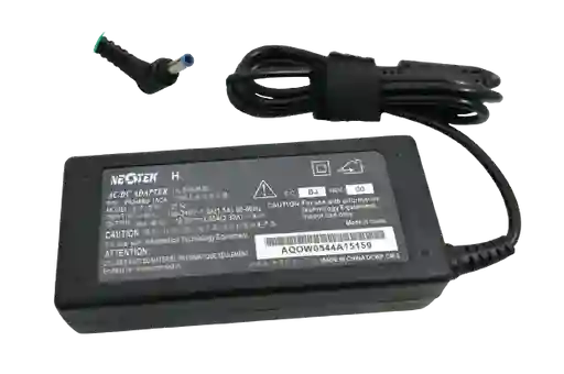 ⭐cargador Homologado, Para Portátiles Hp 19.5v, 3.33a Punta Azul ⭐