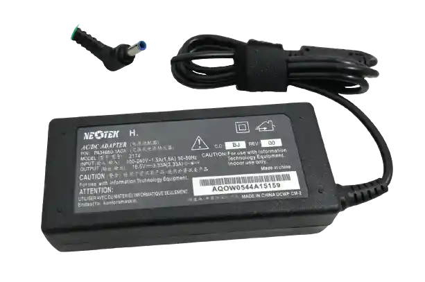 ⭐cargador Homologado, Para Portátiles Hp 19.5v, 3.33a Punta Azul ⭐