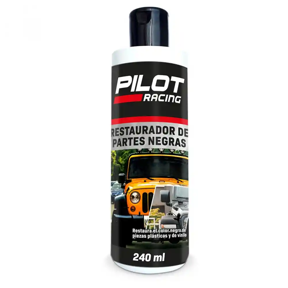 Restaurador De Partes Negras 240 Ml Pilot Racing