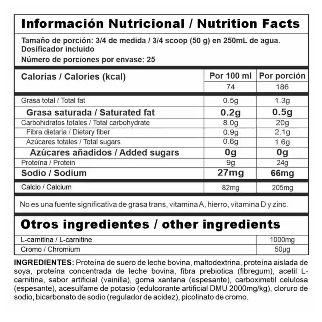 Megaplex Lite 3 Libras Proteina Con L-carnitina